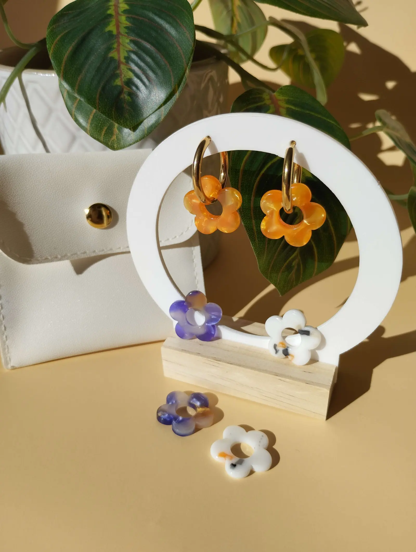 Boucles d'oreilles "Fais fleurir ta Journée" Vitaminées 🍊