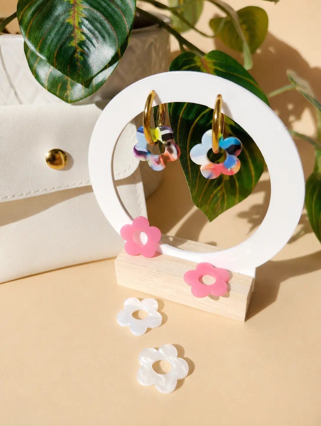 Boucles d'oreilles "Fais fleurir ta Journée" Colorées 🌸