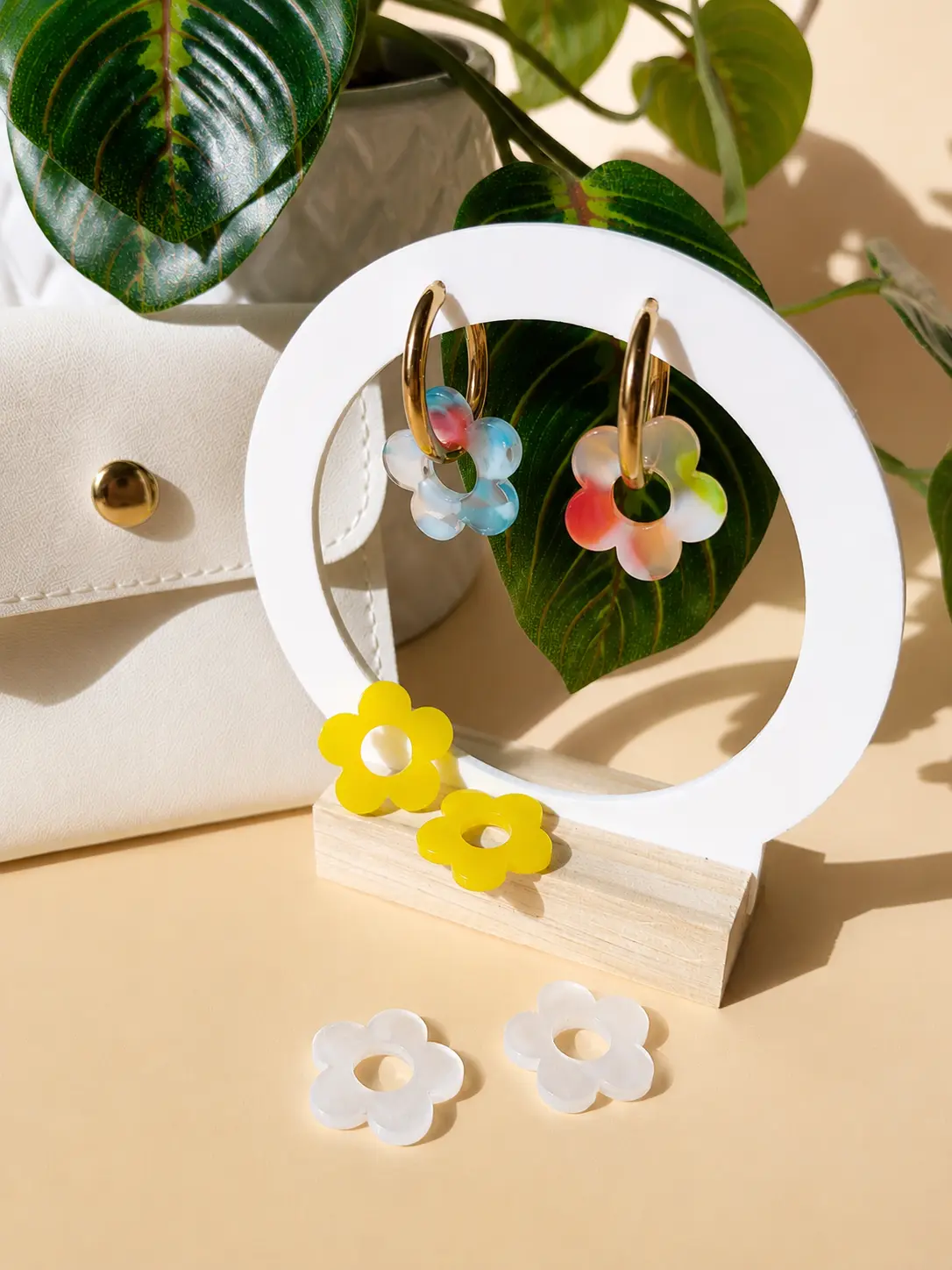 Boucles d'oreilles "Fais fleurir ta Journée" Acidulées 🍋