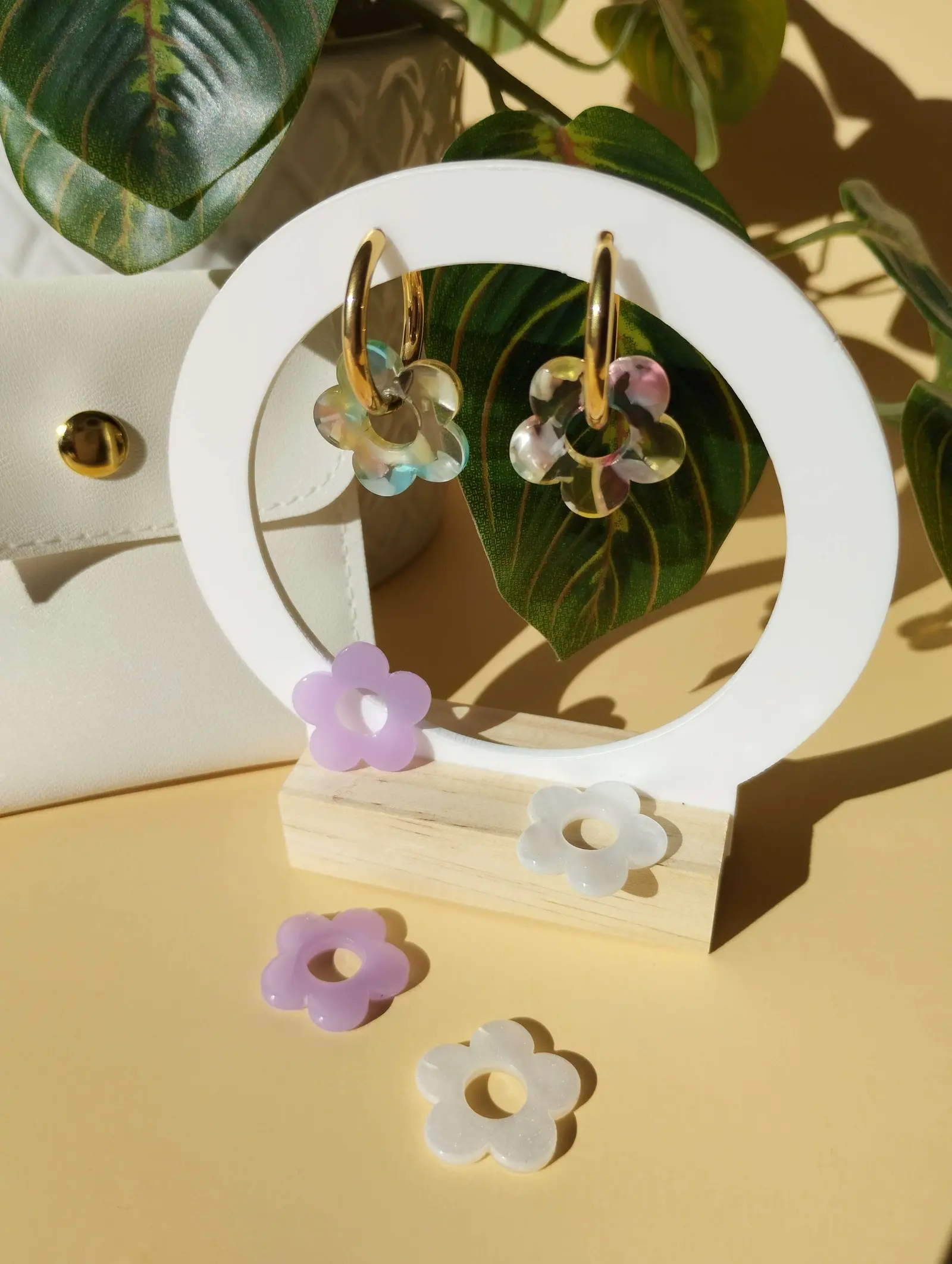 Boucles d'oreilles "Fais fleurir ta Journée" Douces 🌸